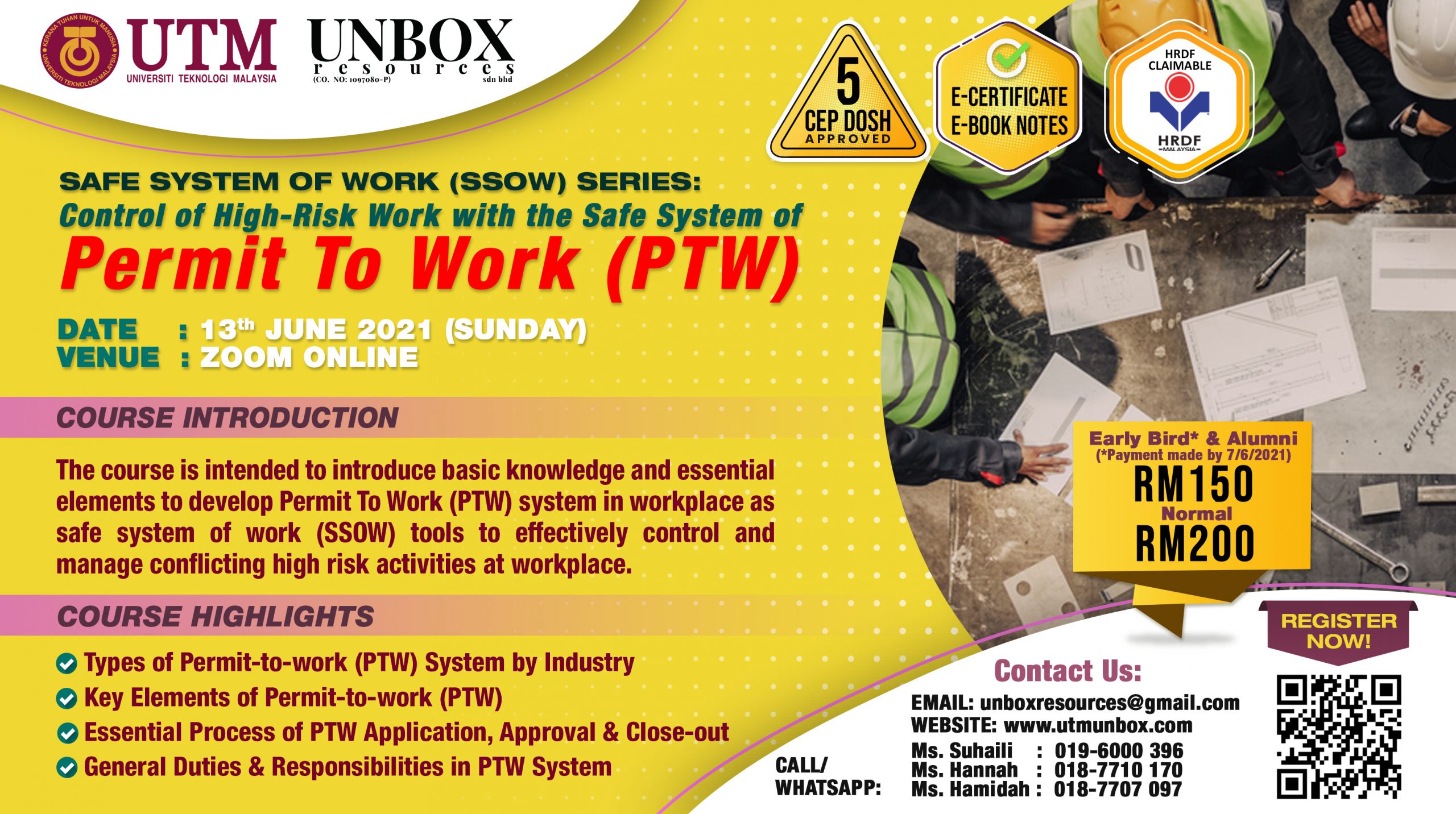 You are currently viewing CONTROL OF HIGH‐RISK WORK WITH THE SAFE SYSTEM OF PERMIT TO WORK (PTW)