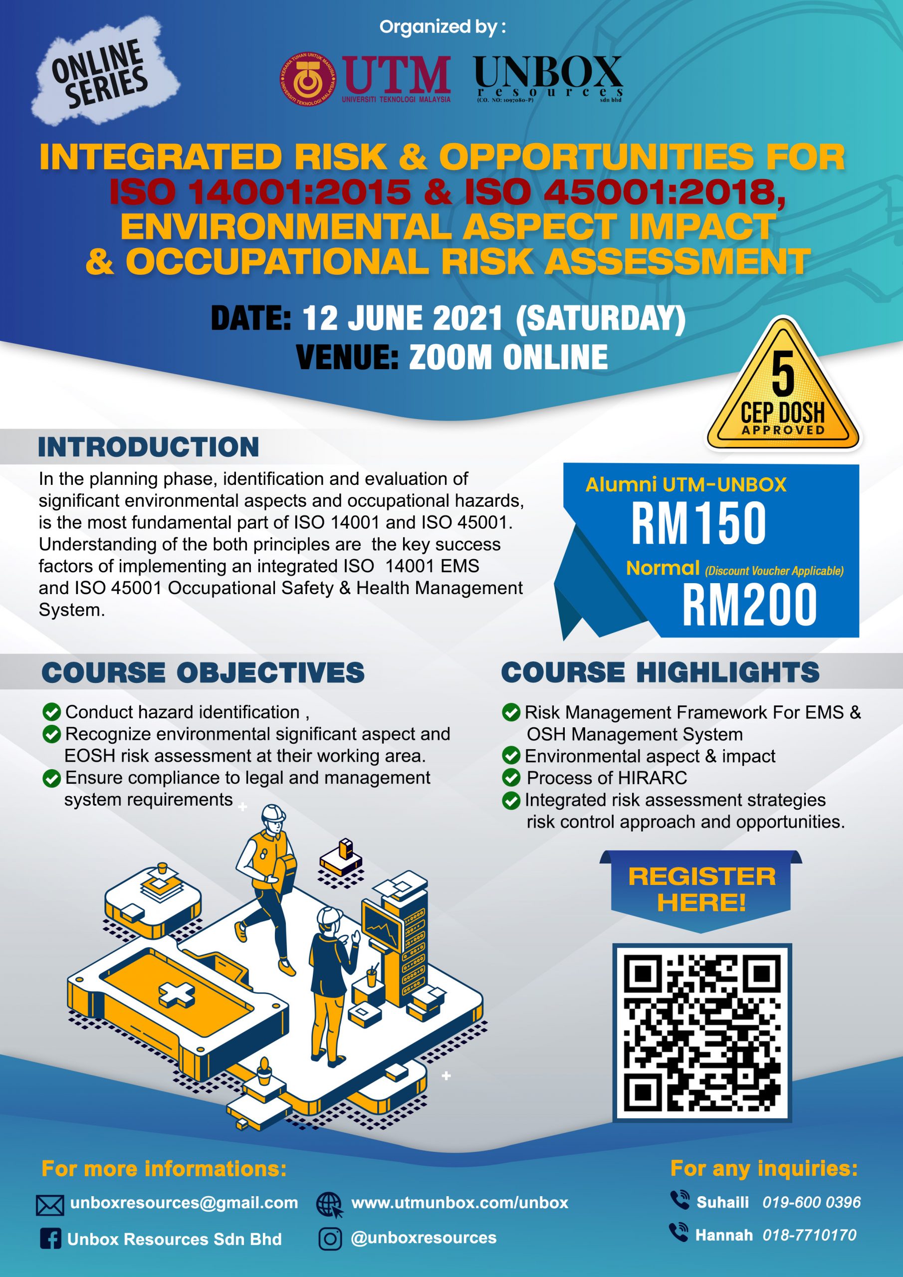 You are currently viewing INTEGRATED RISK & OPPORTUNITIES FOR  ISO 14001:2015 & ISO 45001:2018, ENVIRONMENTAL ASPECT IMPACT & OCCUPATIONAL RISK ASSESSMENT