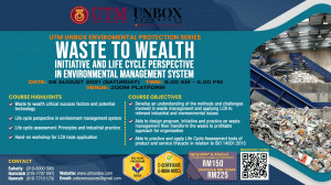 Read more about the article WASTE TO WEALTH INITIATIVE AND LIFE CYCLE PERSPECTIVE IN ENVIRONMENTAL MANAGEMENT SYSTEM
