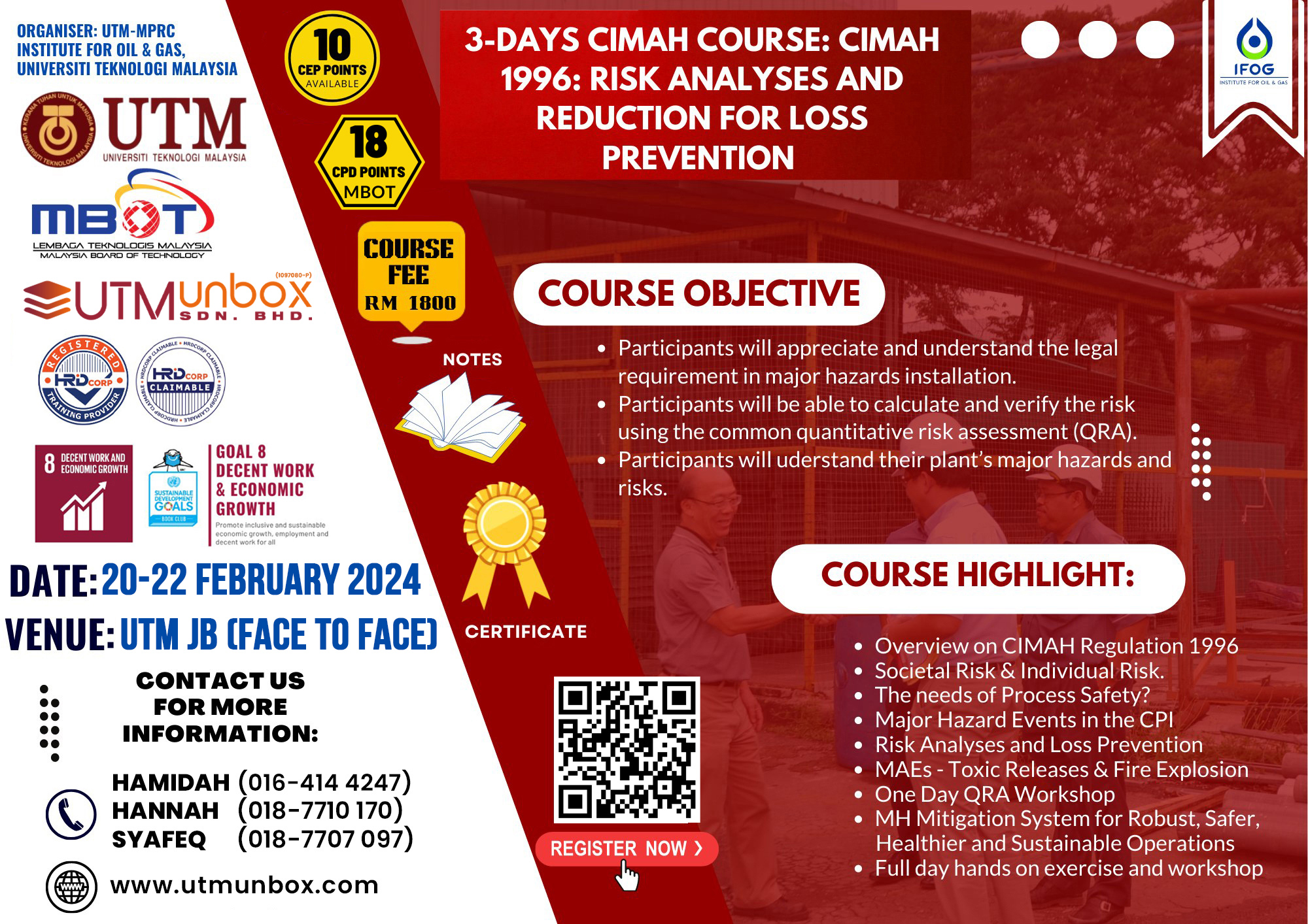 You are currently viewing CIMAH 1996: RISK ANALYSES AND REDUCTION IN LOSS PREVENTION