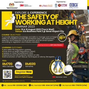 Read more about the article THE SAFETY OF WORKING AT HEIGHT SEMINAR 2023